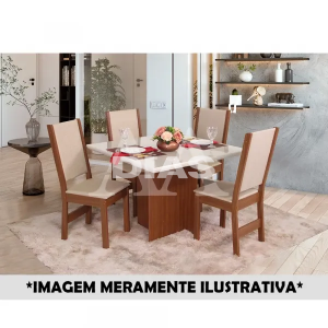 CJ MESA 4C SAO CARLOS LAISE QUADRADA 100X100 NATURALLE / OFF WHITE