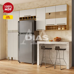 COZINHA RONIPA NAPOLI PRIME AMENDOA/OFF WHITE