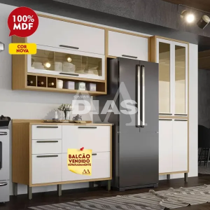 COZINHA RONIPA SYRAH 80 SIMPLES AMENDOA/BRANCO