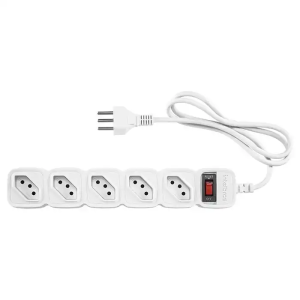 PROTETOR ELETRONICO INTELBRAS C/ 5 TOMADAS EPE 205 BRANCO