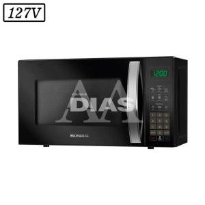 FORNO MICROONDAS MONDIAL MO0121B 21L 127V PRETO
