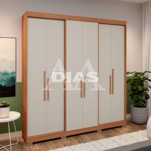 ROUPEIRO 6P. ABRIR 2G HERVAL PH1804 C/PES CARVALHO VERMONTT/OFF WHITE