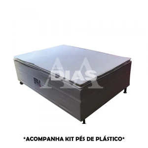 CAMA BOX D28 138X188X56 PEROLA C/PILLOW