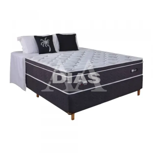 CJ BASE BOX/COLCHAO D45 OURO 138X188X62 DESIGN VOGUE GRAFITE