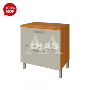 BALCAO NESHER 1P 1G PRINCESA 80CM FREIJO / OFF WHITE