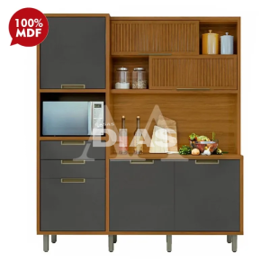 KIT 6P 2G NESHER LOFT IMPERATRIZ FREIJO / GRAFITE 500328