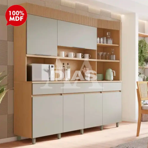 KIT 6P 3G NESHER REALEZA 220CM CARVALHO/GREIGE 500972