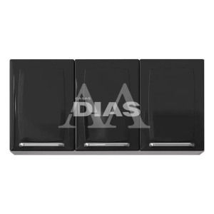 ARMARIO ITATIAIA 3P. ABRIR LUCE IP3 105 PRETO 1051