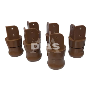 KIT TCIL PES C/6 PLASTICO C/ REGULAGEM CARAMELO