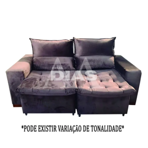 ESTOFADO BOMFLEX CHILE RETRATIL CAFE VELUDO