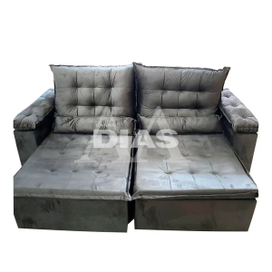 ESTOFADO RG VENEZA RETRATIL 2.20 CINZA INCA 10