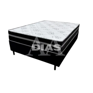 CJ BASE BOX 138X188X56 TOPAZIO PERSONALITE PRETO MOLAS ENSACADAS