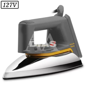 FERRO DE PASSAR PHILIPS WALITA HD1172/82 SECO 127V CINZA