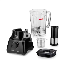 LIQUIDIFICADOR MULTILASER TURBO LQ1101 1100W 12 VEL 127V PRETO