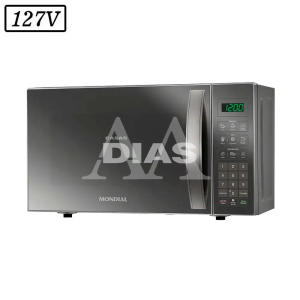 FORNO MICROONDAS MONDIAL MO0121E 21L 127V PRATA COBRE ESPELHADO