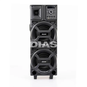 CAIXA DE SOM AMVOX AMPLIFICADORA ACA 1101 DUPLO 8 BLACK 1100 WATS