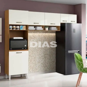 COZINHA ARAMOVEIS COMPACTA AURORA ATACAMA/OFF WHITE