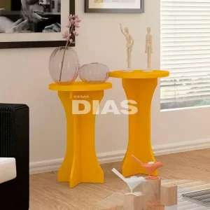 MESA APOIO ARTELY LUCK AMARELO