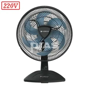 VENTILADOR CADENCE EROS TURBO VTR409 40CM 6 PAS 3 VEL 220V PRETO / AZU