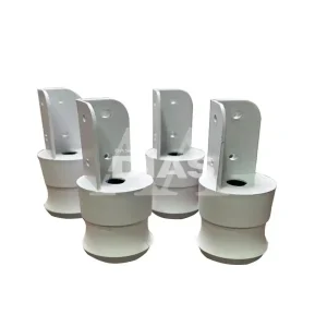 KIT TCIL PES C/4 PLASTICO C/ REGULAGEM BRANCO