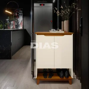 SAPATEIRA 2P ABRIR EJ HALL FLOW OFF WHITE/FREIJO