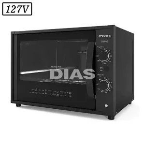 FORNO ELETRICO FOGATTI TOP 60 60L 127V PRETO
