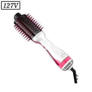 ESCOVA SECADORA GAMA GLAMOUR PINK BRUSH 1300W 127V