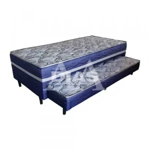 CAMA BOX D28 88X188X43 TOPAZIO C/AUXILIAR BRILHANTE